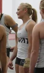 Sophomore Kaitlyn Clark won the Ghosts and Goblins all-around.