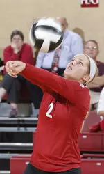 Cristina Arenas had 30 digs against Missouri, the 6th most in a single match in school history.