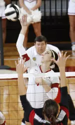 Kayla Fitterer moved into the top 10 in kills all-time at Alabama, now ranks 9th with 1,262 kills.