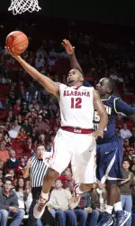 Junior guard Trevor Releford led Alabama with 19 points vs. Mercer on Dec. 22.