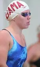 Senior Ida Persson is the school record holder in the 100 freestyle.