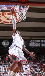 Freshman guard Trevor Lacey scored 18 points, including a career-high nine made free throws, to go with four steals to lead the Crimson Tide.