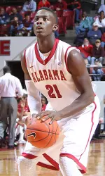Freshman Rodney Cooper led a balanced Alabama scoring attack with 17 points.
