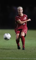 Molly Atherton scored the first goal of the spring for Alabama.