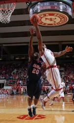 Charles Hankerson, Jr. scored 10 points off the bench for the Tide against Mississippi.
