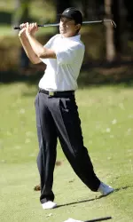 Cory Whitsett shot 65 on Saturday to pace the Tide and is in second place on shot back of the tournament lead.