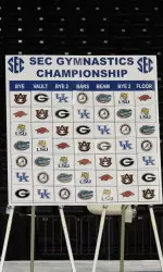 Alabama will start the 2012 SEC Championships on the uneven bars.
