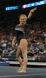 Ashley Priess earned All-SEC honors for the third time in her career.