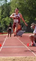 Chloe Hetherton is ranked 11th in the nation in the triple jump.