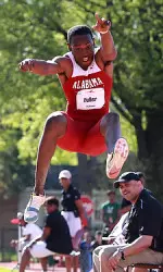 Kamal Fuller moved up to 13th in the nation in the long jump after recording a personal best last weekend.
