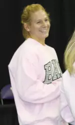 Senior Ashley Priess won an NCAA Regional all-around title in 2009.