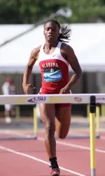 Shani Chandler advanced to Friday's quarterfinals in the 400-meter hurdles.
