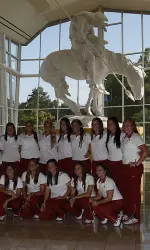 Alabama participated in the championship banquet in Oklahoma City.
