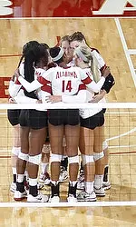 The Tide posted a dominate three-set victory over Alabama A&M on Tuesday.