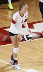 Kryssi Daniels ranks 12th in the country in aces per set this season.
