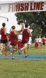 Alabama's men and women both won the Crimson Tide Kick Off to open the season on Sept. 1.