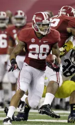 Dee Milliner had one of the Crimson Tide's three interceptions on Saturday night.
