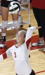 Andrea McQuaid is averaging nearly 3.0 kills per set while leading the Tide with a .372 hitting percentage.