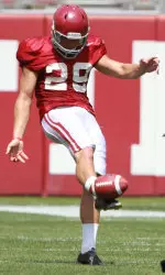 Cody Mandell averaged 47 yards per punt last Saturday against Michigan.