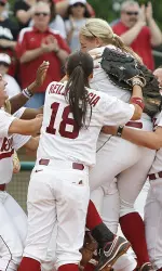 Alabama celebrates after it won the 2012 SEC Tournament title.