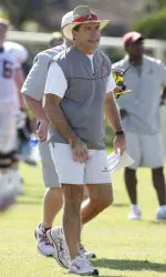 Alabama held its first practice in Miami on Thursday afternoon.