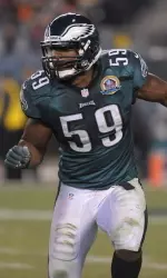 DeMeco Ryans has nine tackles, an interception and a sack in a loss to Dallas.
