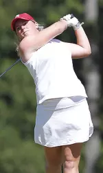 Hannah Collier was one of three Tide players under par on Friday and is tied for second heading into the second round.
