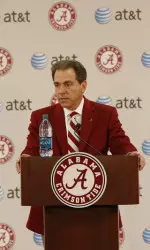 Nick Saban talks about his 2013 recruiting class Wednesday afternoon.