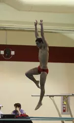 Junior Luke Zippi led the way for the Tide men off the 3-meter board, taking eighth place after scoring 661.90 points between prelims and finals.
