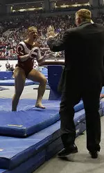 Beers enjoyed a career night against the Sooners, winning the vault with a career-best 9.95 and the floor exercise with a career-best 9.9.