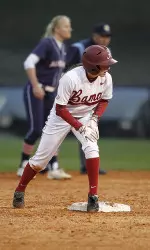 Senior Kayla Braud had two hits and scored three times in the win over Auburn.