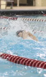 After finishing 15th in the preliminaries, Hornikel climbed four spots to 11th in the finals of the 200 freestyle, posting a career-best time of 1:34.44.