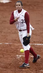 Jackie Traina allowed one run on two hits and also hit a home run.