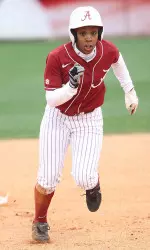 Andrea Hawkins had two hits, including a two-run triple Friday night.