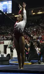 A two-time Scholastic All-American, Ria Domier has earned a Goldwater Scholarship and been inducted into XXXI and Mortar Board honor societies this spring