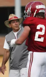 The Tide held its final practice of the spring on Thursday