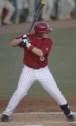 Kyle Overstreet had one of Alabama's three hits on Friday night.