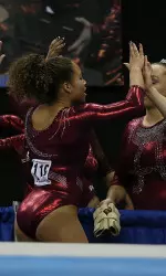 Diandra Milliner is the second UA gymnast to win an NCAA vault title, joining Ashley Miles who won vault in 2003, 2004 and 2006.