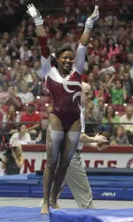 Senior Ashley Sledge is a two-time All-American and two-year Scholastic All-American.