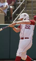 Molly Fichtner hit her first home run in an Alabama uniform on Sunday.