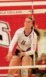 Caitlin Bernadin playing for Bakersfield College in 2012.