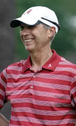 Mic Potter smiles prior to the start of the 2013 NCAA Championships on Tuesday.