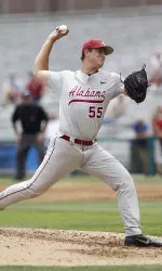 Mike Oczypok gave the Tide seven scoreless innings against Savannah State on Saturday.