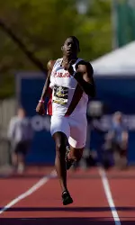 Sophomore Diondre Batson will compete in the 100-meters and 200m as well as the 4x100m relay.