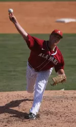 Jimmy Nelson played at Alabama from 2008-10.