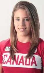 Dominique Pegg was part of the Canadian Olympic team that made event finals for the first time in its history, finishing fifth at the London Olympiad. Individually, Pegg finished 17th in the Olympic all-around final.