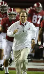 Nick Saban's team has won three of the last four national championships and has a 61-7 record over the five years.