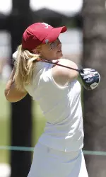 Stephanie Meadow was the Tide's top finisher at 2-under-par 214 in fourth place.