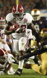 Eddie Lacy accounted for 72 yards and a touchdown in his first game as a Green Bay Packer.