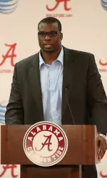 Cyrus Kouandjio was one of four players to declare for the NFL Draft on Thursday.